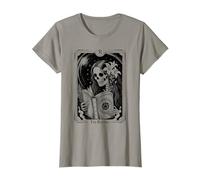 Tarot Card Reader Funny Skeleton Reading Wiccan Book Lovers T-Shirt