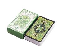 Tarot Card Set, 78 Pieces Oracle Deck Set for Beginners, Divination Cards with Smooth and Clear Graphics, Spiritual Reading Deck with Elegant Design, Intuitive Tarot Learning Tool for the