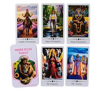 Tarot Card Set 78 Sheets Collectible Rose Theme Paper Toy with Box