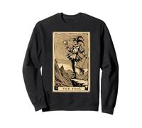 Tarot Card Shirt Jester The Fool Major Arcana Tarot Card Sweatshirt