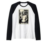 Tarot Card Shirt The Human Alien Tarot Card Major Arcana Raglan Baseball Tee