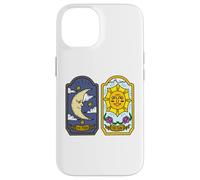 Tarot Card Shirt The Moon And Sun Tarot Card Symbols Awesome Case for iPhone 14