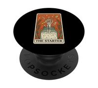 Tarot Card Sourdough Bread Funny Starter Bakery Baker Design PopSockets Adhesive PopGrip