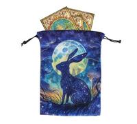 Tarot Card Storage Bag Drawstring Fate Divination 13x18cm/5.11x7.08inch