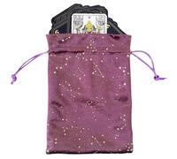Tarot Card Storage Bag - Portable Tarot Accessories Container | Velvet Drawstring Handbag for Jewelry, Crystal, Earrings, Oracle Decks, Runes, Stones