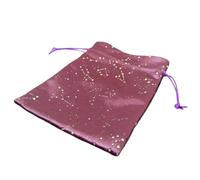 Tarot Card Storage Bag, Portable Tarot Card Holder Star Pattern | Soft Drawstring Bag for Oracle Decks, Runes, Dice, Jewellery, Crystal, Earrings, Necklace, Perfect for Tarot Enthusiast
