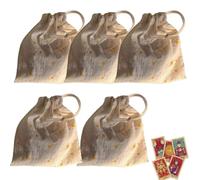 Tarot Card Storage Bag, Tarot Card Bag | 5 Dice Storage Bags with Drawstring | Tarot Card Dice Storage Bag, Jewelry Packaging Bag for Amat