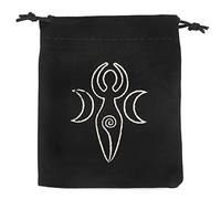 Tarot Card Storage Bags - Velvet Drawstring Pouches, Board Game Tarot Card Holder Bag, Magic Divination Tarot Bag for Tarot Lovers