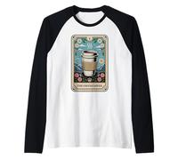 Tarot Card The Coffee Lover Funny Coffee Raglan Baseball Tee