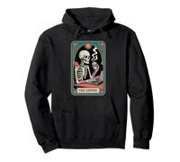 Tarot Card The Coffee Lover Office Worker Coworker Coffee Pullover Hoodie