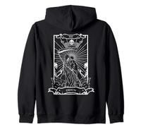 Tarot Card The Death XIII Fresh Vintage Style Zip Hoodie