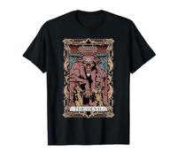 Tarot Card The Devil Baphomet Gothic Occult Witchcraft Scary T-Shirt