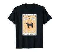 Tarot Card The Dog Alaskan Klee Kai Celestial Space Galaxy Value Graphic T-Shirt