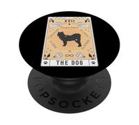 Tarot Card The Dog Canadian Eskimo Celestial Space Galaxy PopSockets Adhesive PopGrip