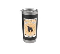 Tarot Card The Dog Carpathian Shepherd Celestial Galaxy Stainless Steel Insulated Tumbler