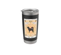 Tarot Card The Dog East Siberian Laika Celestial Galaxy Stainless Steel Insulated Tumbler