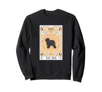 Tarot Card The Dog English Sheepdog Celestial Space Galaxy Sweatshirt