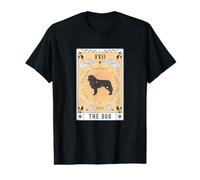 Tarot Card The Dog English Shepherd Celestial Space Galaxy Value Graphic T-Shirt
