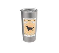 Tarot Card The Dog Field Spaniel Celestial Space Galaxy Stainless Steel Insulated Tumbler