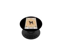 Tarot Card The Dog Indian Pariah Celestial Space Galaxy PopSockets Adhesive PopGrip