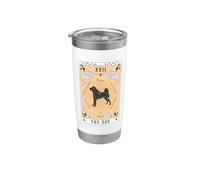 Tarot Card The Dog Kangal Celestial Space Galaxy Stainless Steel Insulated Tumbler