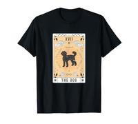 Tarot Card The Dog Labradoodle Celestial Space Galaxy Value Graphic T-Shirt