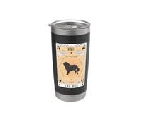 Tarot Card The Dog Polish Tatra Sheepdog Celestial Galaxy Stainless Steel Insulated Tumbler