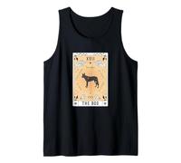 Tarot Card The Dog Tamaskan Celestial Space Galaxy Tank Top