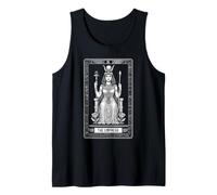 Tarot Card The Empress Cleopatra Hieroglyphics Egyptian Tank Top