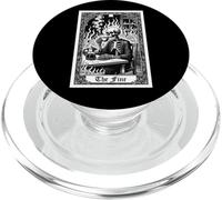 Tarot card The Fine Skeleton Coffee Meme Gothic Dark Humor PopSockets PopGrip for MagSafe