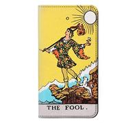 Tarot Card The Fool PU Leather Flip Case Cover For LG Q7