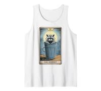 Tarot Card The Hermit Raccoon Tank Top
