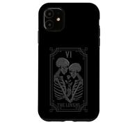 Tarot Card The Lovers Skeleton Goth Halloween Witch Case for iPhone 11