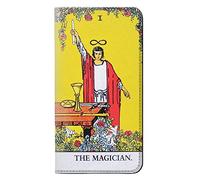 Tarot Card The Magician PU Leather Flip Case Cover For iPhone XS Max