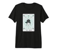 Tarot Card The Mom Aquarius Zodiac Birthday Celestial Premium T-Shirt