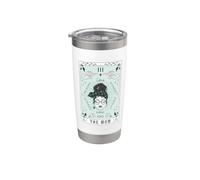 Tarot Card The Mom Libra Zodiac Birthday Celestial Stainless Steel Insulated Tumbler