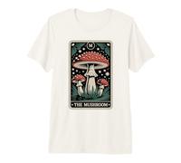 Tarot Card The Mushroom Amanita Muscaria Fly Agaric Mushroom Premium T-Shirt