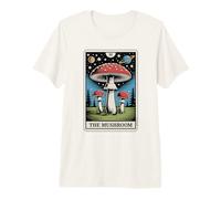 Tarot Card The Mushroom Amanita Muscaria Fly Agaric Mushroom Premium T-Shirt