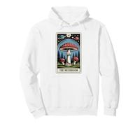 Tarot Card The Mushroom Amanita Muscaria Fly Agaric Mushroom Pullover Hoodie