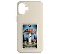 Tarot Card The Mushroom Fly Agaric Amanita Muscaria Mushroom Case for iPhone 16 Plus