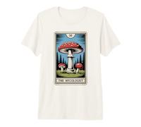 Tarot Card The Mycologist Cottagecore Mushroom Lover Premium T-Shirt