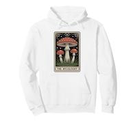 Tarot Card The Mycologist Cottagecore Mushroom Lover Pullover Hoodie