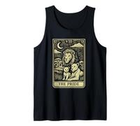 Tarot Card The Pride Lion Family African Big Five Tank Top