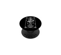 Tarot Card The Reader Bookish Astrology Skeleton PopSockets Adhesive PopGrip