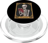 Tarot Card The Reader Mystic Funny Skeleton Book Lover PopSockets PopGrip for MagSafe