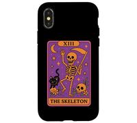 Tarot Card The Skeleton Cat Moon Design Case for iPhone X/XS