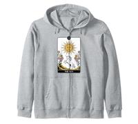 Tarot Card The Sun Psychic Reader Occult Metaphysical Zip Hoodie