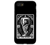 Tarot Card The Wine Skeleton Wine Glass The Wine Tarot Cards Case for iPhone SE (2020) / 7/8