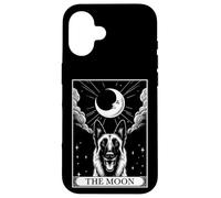 Tarot Card Vintage Crescent Moon Belgian Malinois Dog Mom Case for iPhone 16