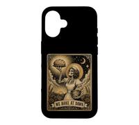 Tarot Card We Bake At Dawn Skeleton Sourdough Bread Baker Case for iPhone 16